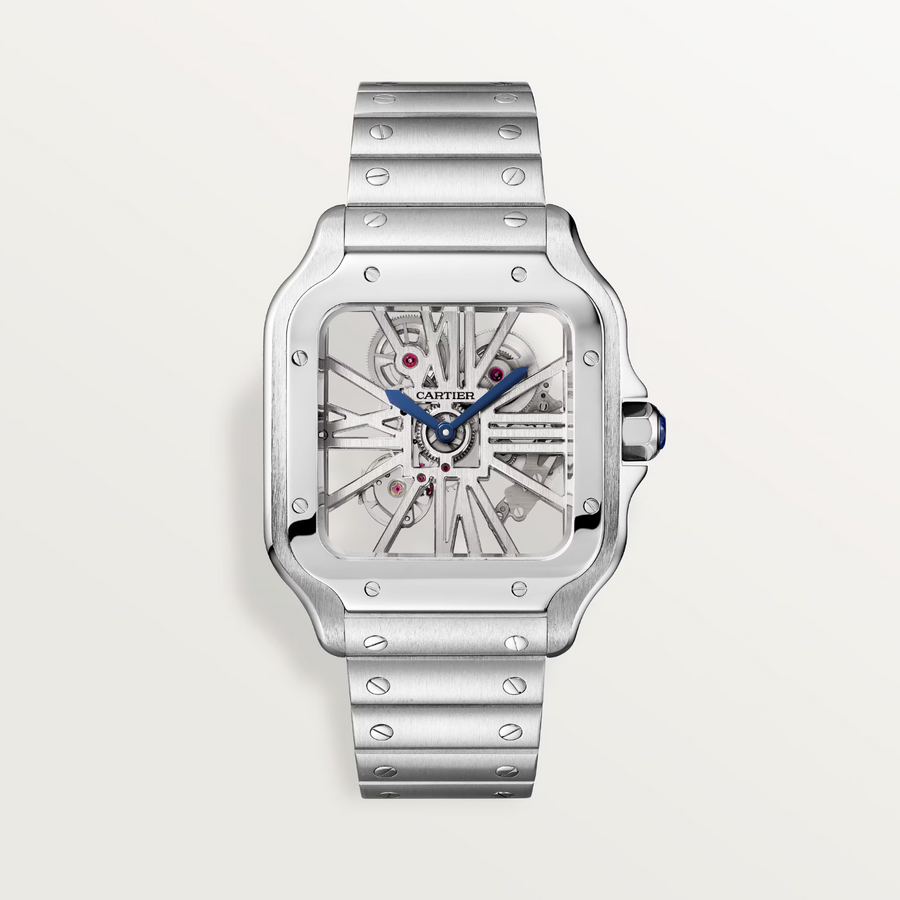 SANTOS LARGE DE CARTIER SKELETON
