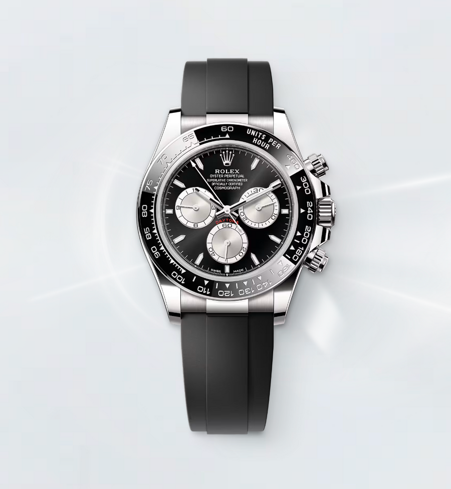 Rolex Cosmograph Daytona 40 (2026) Bright Black and Steel Dial Baby Lemans