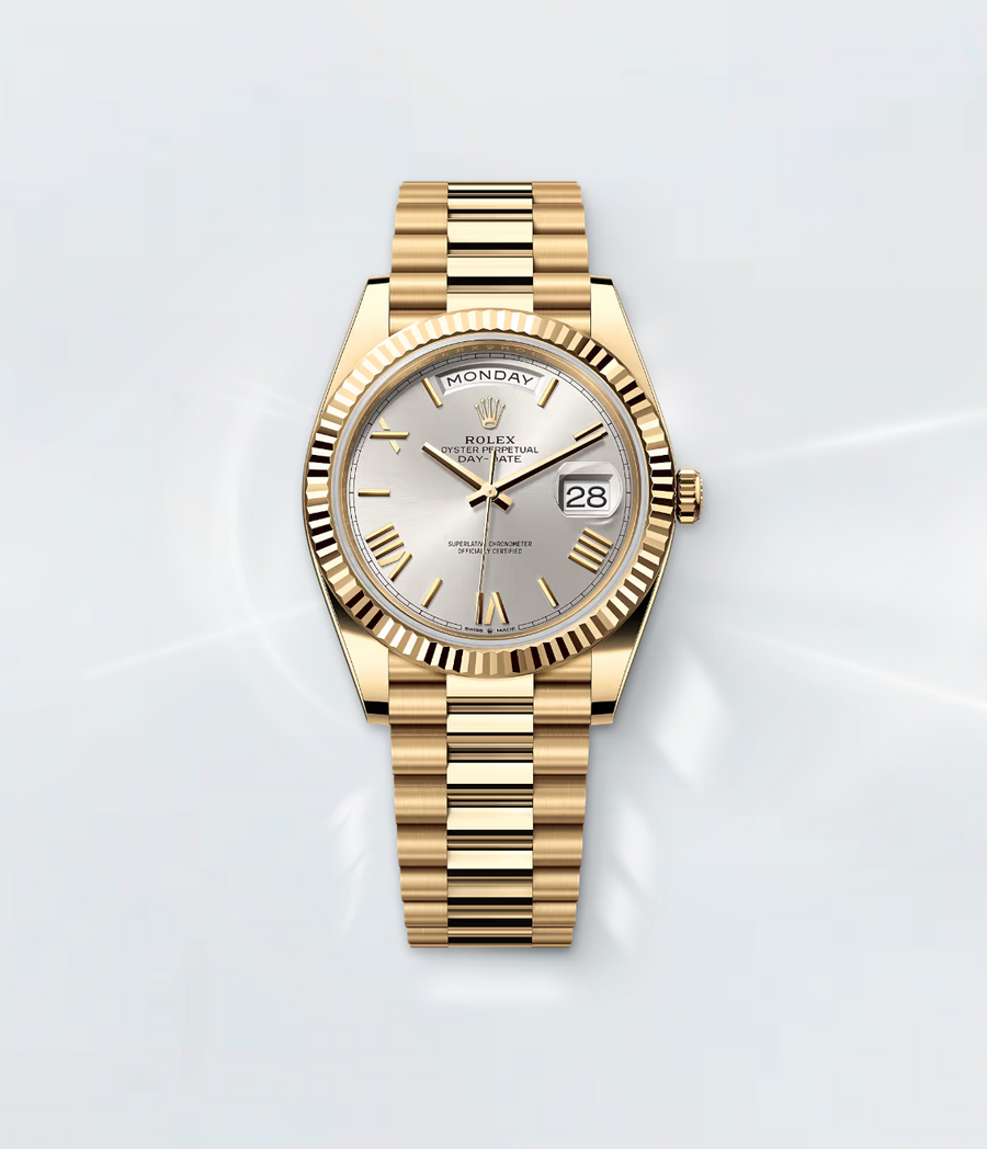 Rolex Day-Date 40 (2021) Silver Dial