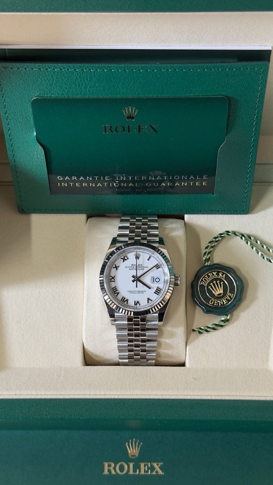 ROLEX DATEJUST 36 FLUTED BEZEL (2026) 126234-